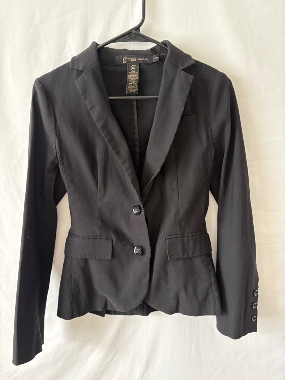 Grass Collection Women's Blazer Jacket Two-Button
